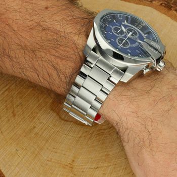 Diesel Mega Chief DZ4417 – Męski Zegarek ze Stali z Niebieską Tarczą + Grawer Gratis (2).jpg