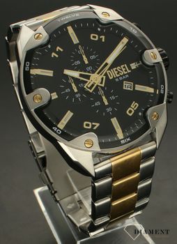 Zegarek męski Diesel Spiked Chronograph na bransolecie DZ4625 (1).jpg