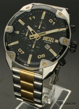 Zegarek męski Diesel Spiked Chronograph na bransolecie DZ4625 (2).jpg