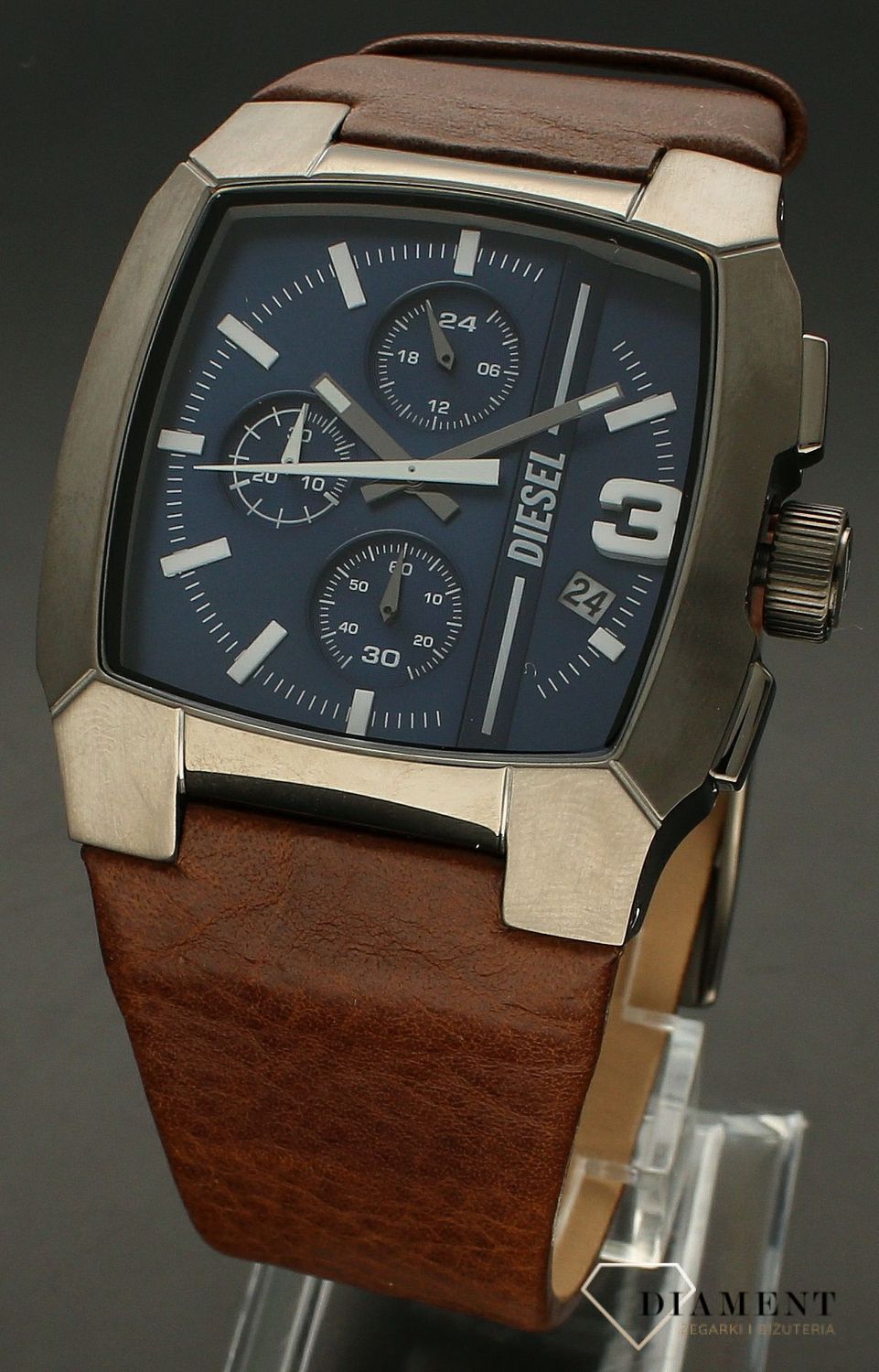 Zegarek męski brązowym CLIFFHANGER na pasku Diesel DZ4641