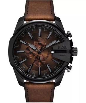 Diesel DZ4692 Mega Chief Slim Chronograph – Zegarek Męski Brązowy na Skórzanym Pasku.jpg
