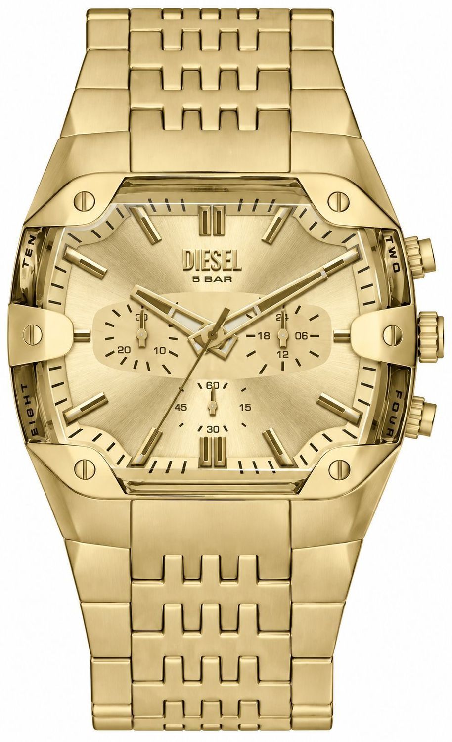 Zegarek męski Fossil FS6183 Everett khaki na bransolecie m.jpg