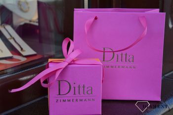 Bransoleta srebrna pozłacana półksiężyc z różowym kocim okiem DZB243RKOZ (2).JPG