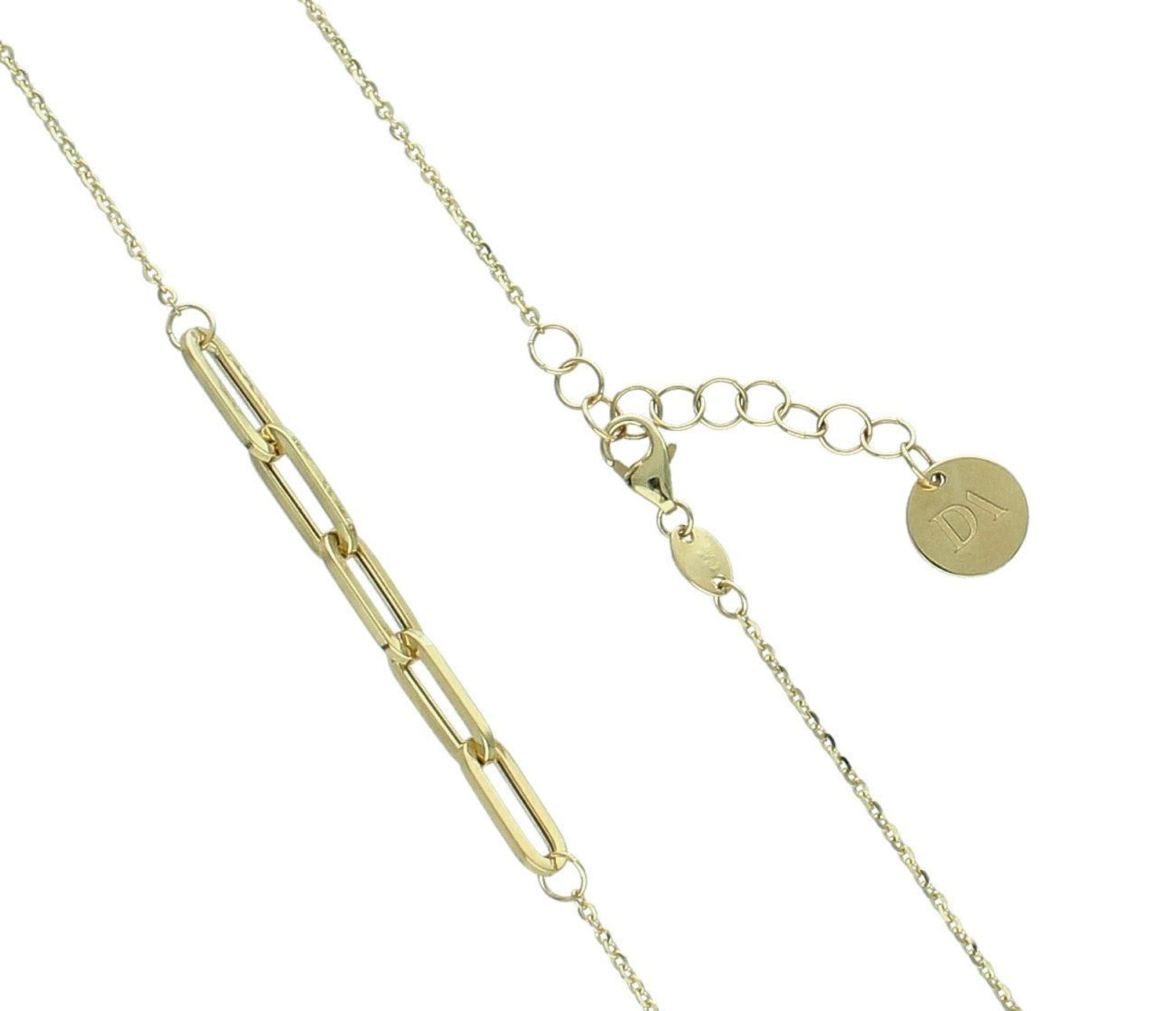 Naszyjnik złoty celebrytka koniczynka czarna pr 585, E0OR017212564501 Złoty naszyjnik 585 celebrytka z zawieszkami czarnymi koniczynkami. Niezwykły blask szlachetnego kruszcu zamknięty w wyjątkowej formie1.jpg