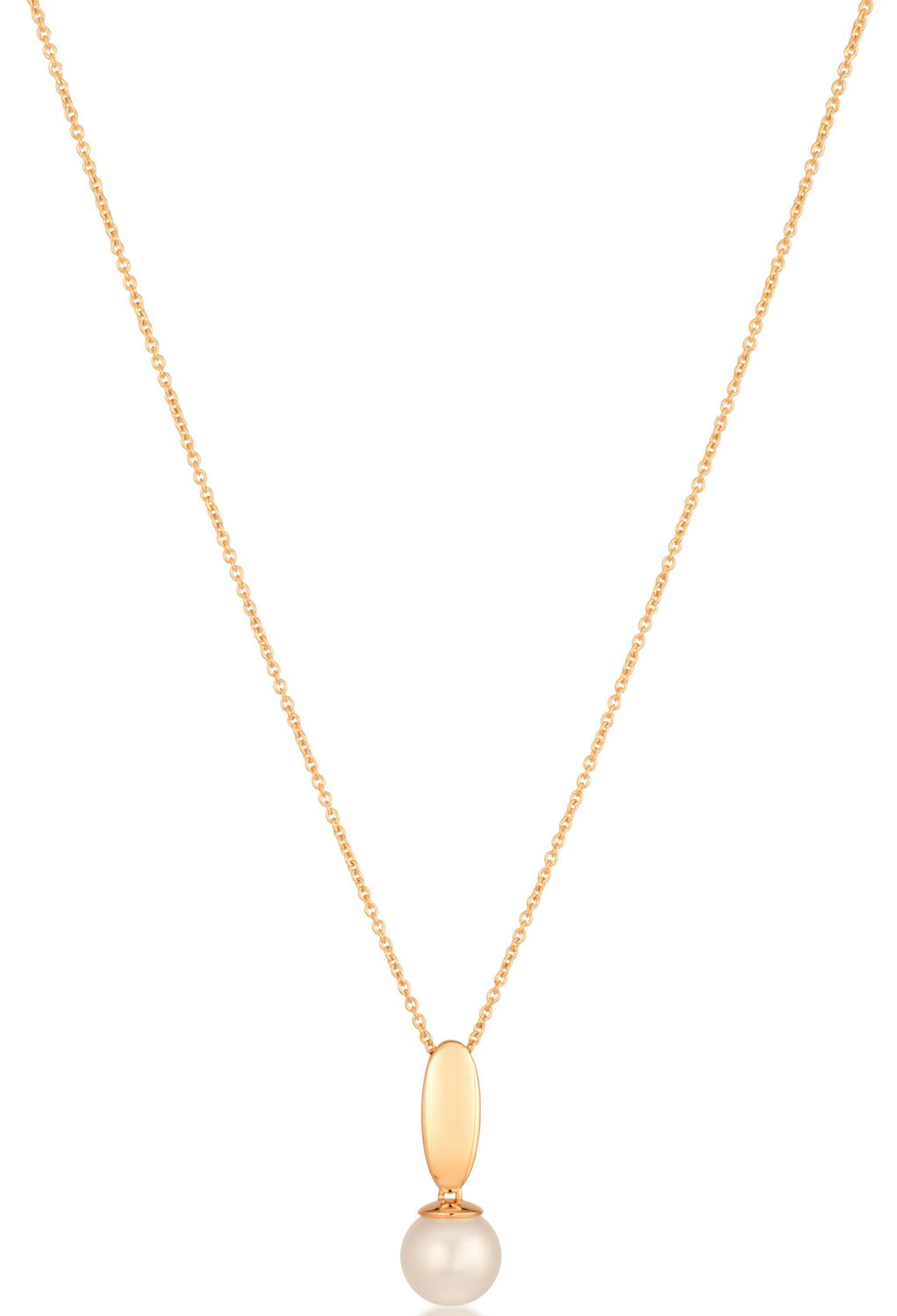 Naszyjnik złoty z perłą pr 585, E5PPBOUP04PE Złoty naszyjnik 585 celebrytka z zawieszką perłą. Niezwykły blask szlachetnego kruszcu zamknięty w wyjątkowej formie.1.jpg