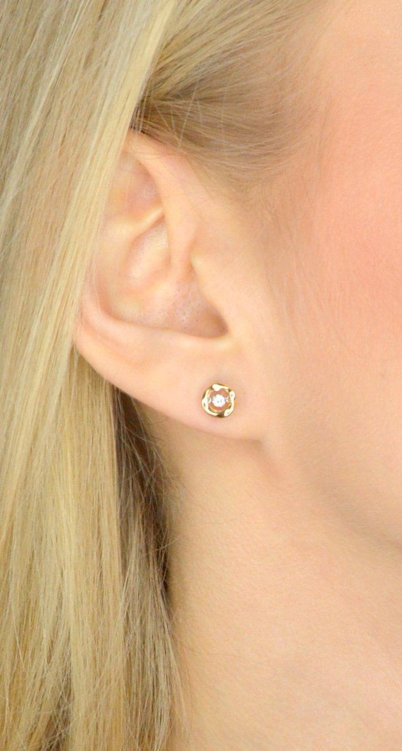 Kolczyki złote DIAMENT migoczące di E75995YS Kolczyki złote z brylantami 75995E001-G1Q2-0.jpg