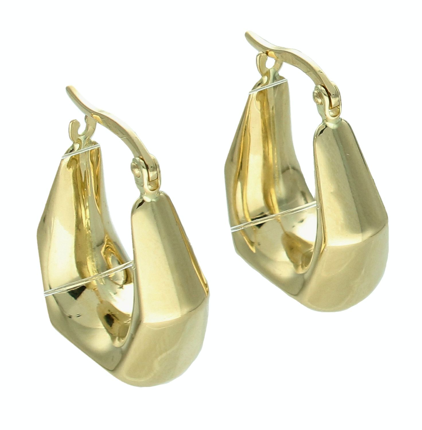 Złote kolczyki damskie 585 geometryczne gładkie E8916. Złote kolczyki damskie. Kolczyki złote na zatrzask. Kolczyki damskie złote. Kolczyki złote gładkie. Kolczyki idealne na prezent..jpg