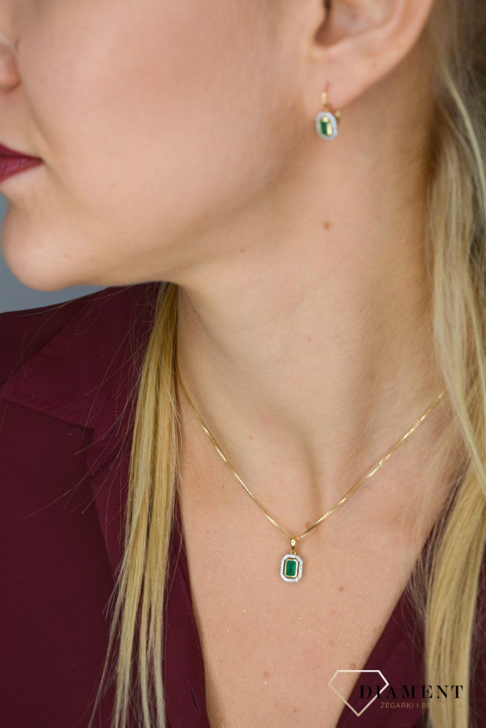 Zawieszka złota z brylantem EA555892 złota zawieszka zawieszka z brylantem. Złota zawieszka z brylantam.jpg