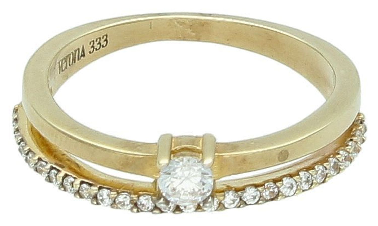 Złoty podwójny pierścionek z cyrkoniami.jpg