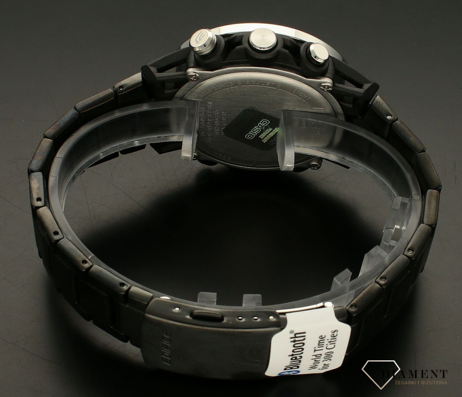 Zegarek męski Casio EDIFICE SOSPENSIONE ECB-40DC-1AEF. Zegarek męski Casio Ediface. Męski zegarek z bluetooth. Casio męski zegarek smartwatch.Zegarek męski smartwatch na prezent..jpg