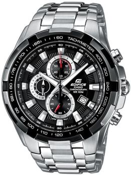 Casio Edifice – sportowe zegarki męskie, wodoszczelność 100m, chronograf, stal.jpg