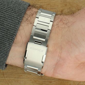 Casio Edifice EFK-110D-1AER Automatic męski zegarek szafir stal 100m datownik black zapiecie.jpg