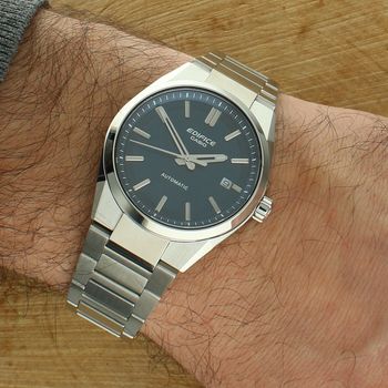 Casio Edifice EFK-110D-2AER Automatic męski zegarek niebieska tarcza szafir stal 100m  casio.jpg