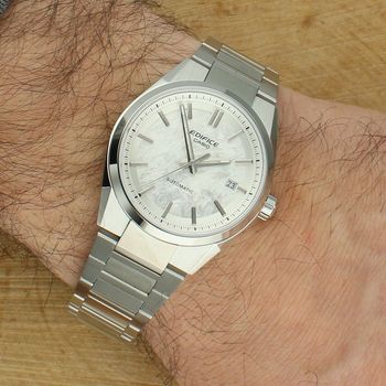 Casio Edifice EFK-110D-1AER Automatic męski zegarek srebrna tarcza szafir stal 100m.jpg