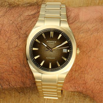 Zegarek męski Casio EDIFICE Automatic EFK-200DG-5AER Brown Dial 38 mm gold.jpg