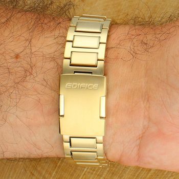 Zegarek męski Casio EDIFICE Automatic EFK-200DG-5AER Brown Dial 38 mm zapięcie.jpg
