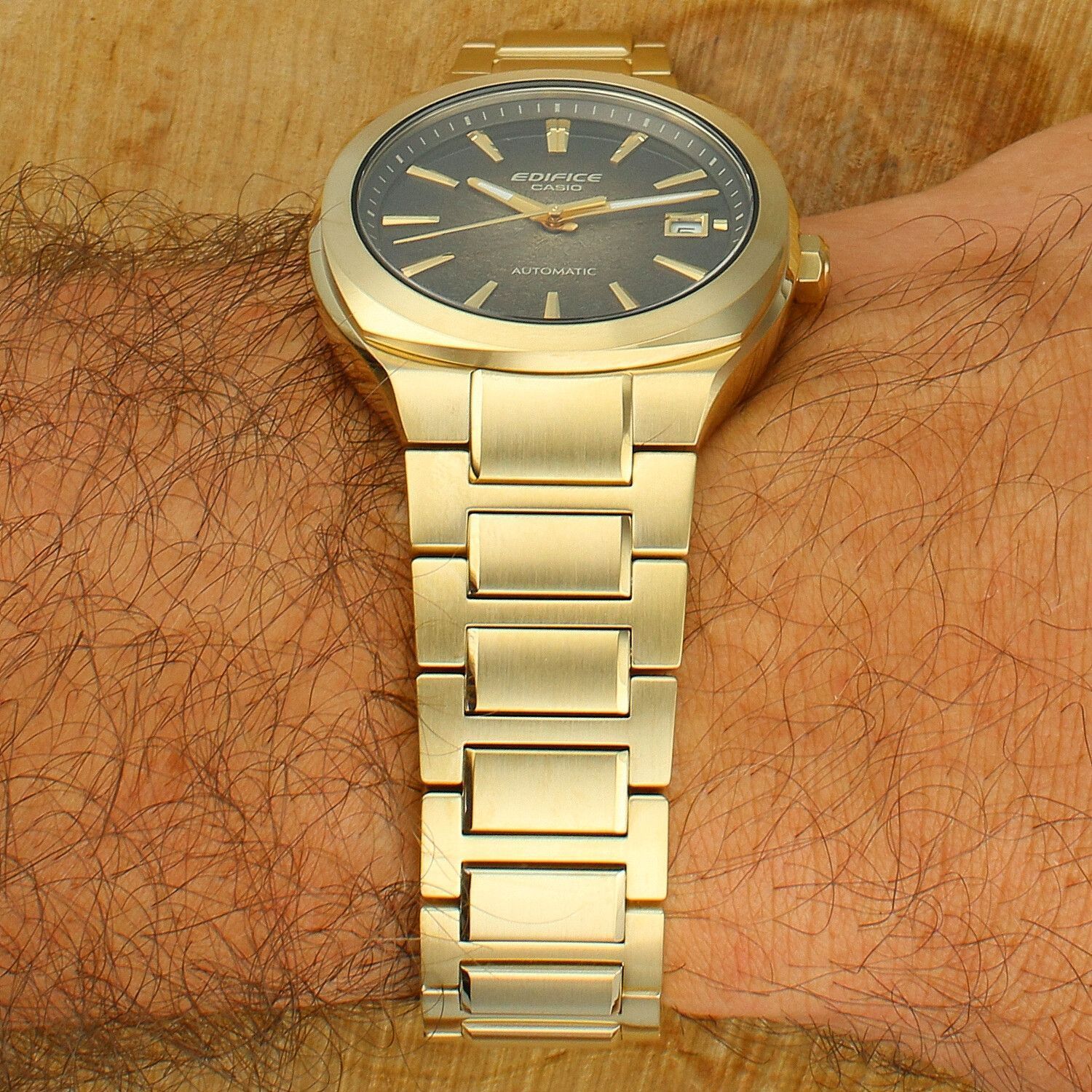 Zegarek męski Casio EDIFICE Automatic EFK-200DG-5AER Brown Dial 38 mm.jpg