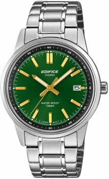 Zegarek męski Casio Edifice EFR-109D-3AER – zielona tarcza, stalowa bransoleta.jpg