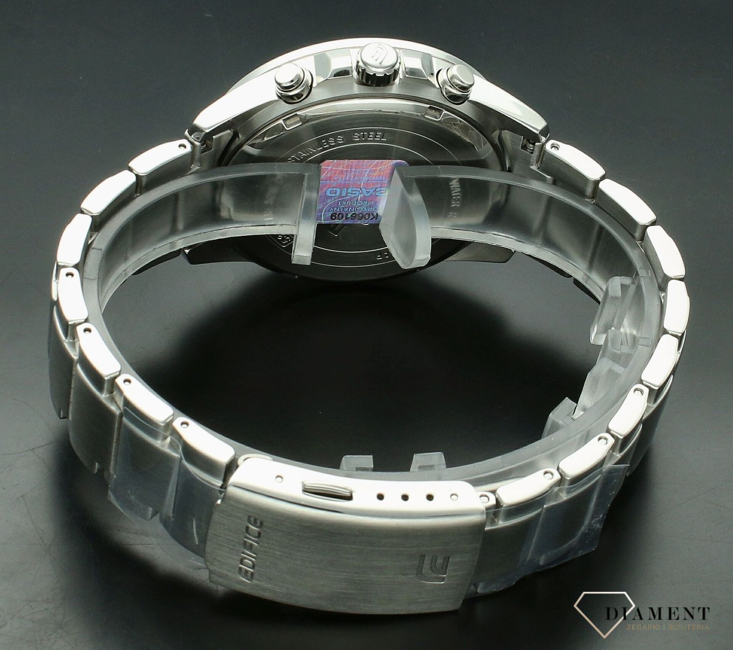 Zegarek męski EDIFICE Casio Chronograph EFR-526D-2AVUEF. Męski zegarek sportowy Casio Edifice. Męski zegarek z chronografem. Zegarek Casio Edifice na bransolecie. Męski zegarek Casio Edifice z chronografem na prezent..jpg