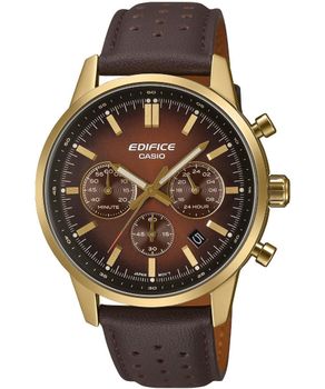 Zegarek Casio EDIFICE EFR-575CL-5AEF – złoty zegarek męski z chronografem brown.jpg