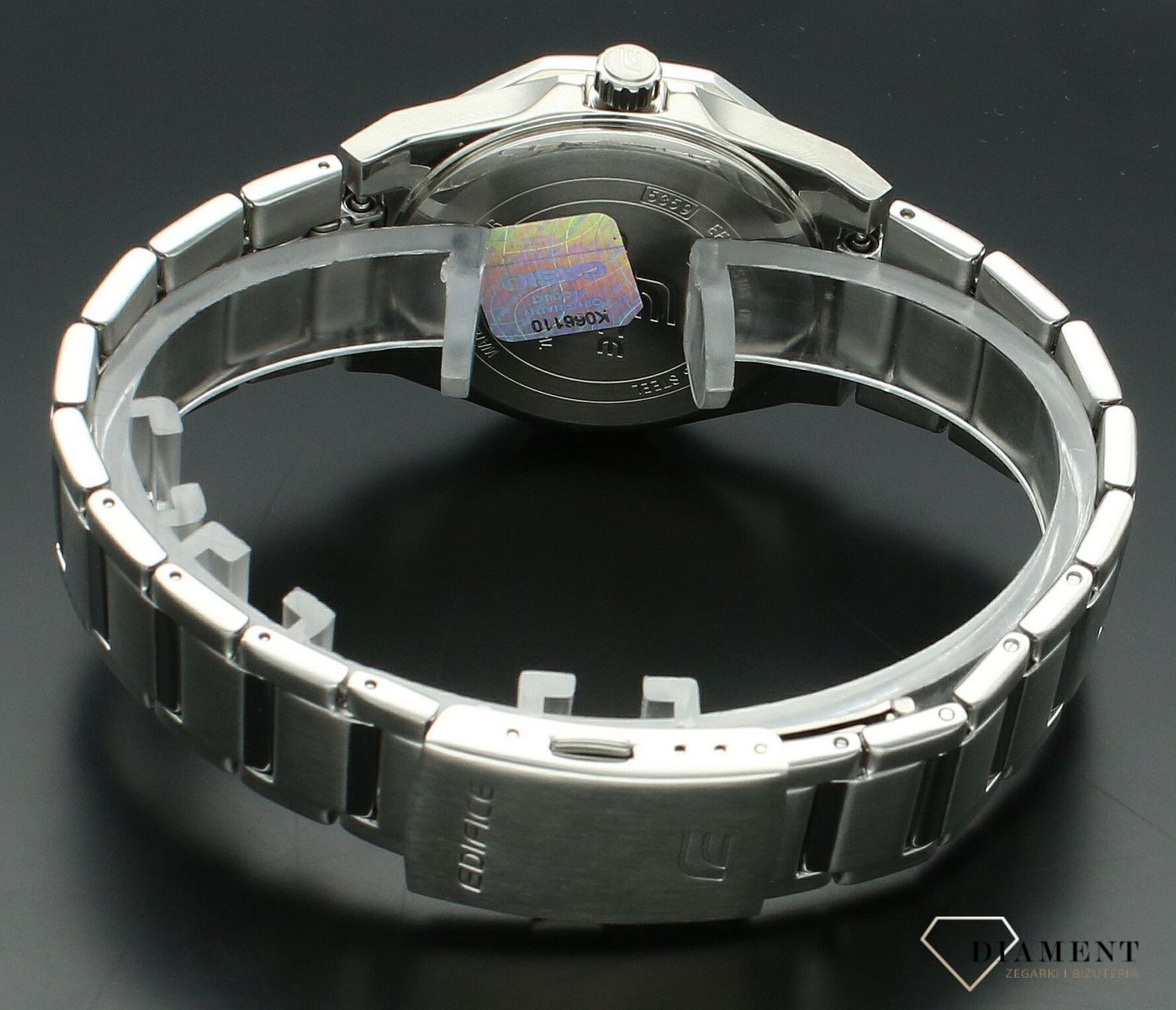 Zegarek męski Casio Edifice Classic Sapphire EFR-S108D-2AVUEF. Męski zegarek na bransolecie. Zegarek męski Casio Edifice. Zegarek męski z niebieską tarczą. Zegarek męski z szafirowym szkłem na prezent..jpg