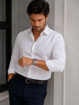 Zegarek męski Casio EDIFICE EFV-160D-4AVEF czerwony stalowy 40 mm red.jpg