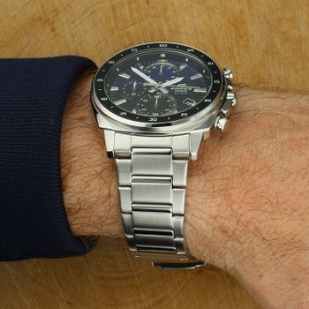 Casio Edifice EFV-600D-2AVUEF - zegarek męski stalowy 100M niebieska tarcza stal.jpg