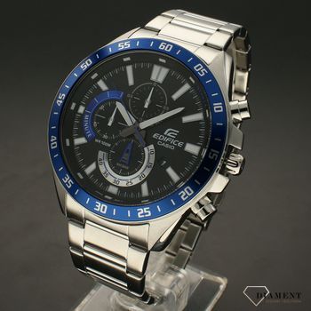 Zegarek męski Casio Edifice Chronograph Bransoleta EFV-620D-1A2VUEF. Wyposażony jest w kwarcowy mechanizm, zasilany za pomocą baterii. Zegarek męski Casio z kolekcji Edifice (3).jpg