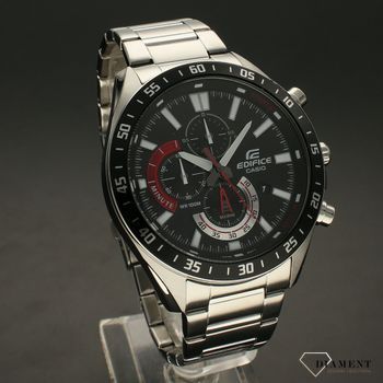 Zegarek męski Casio Edifice Chronograph Bransoleta EFV-620D-1A4VUEF. Mechanizm japoński mieści się w stalowej, wytrzymałej kopercie. Wykorzystanie wysokiej jakości stali (2).jpg