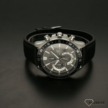 Zegarek męski Casio Edifice Chronograph na pasku EFV-620L-1AVUEF. Zegarek męski to świetne połączenie sportu i elegancji. Zegarek męski na czarnym pasku (4).jpg