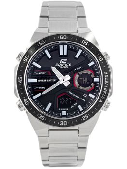Zegarek męski Casio Edifice Chronograph Bransoleta EFV-C110D-1A4VEF. Chronograf to sportowy dodatek w analogowym zegarku umożliwiający dokładne pomiary czasu z dużą dokładnością. EDIFICE EFV-C110D-2AVEF p.jpg