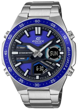 Zegarek męski Casio Edifice Chronograph Bransoleta EFV-C110D-2AVEF. Klasyczny mechanizm kwarcowy gwarantuje dokładność i bezawaryjną pracę. To dobre rozwiązanie stosowane w zegarkach praktycznie z każdej.jpg