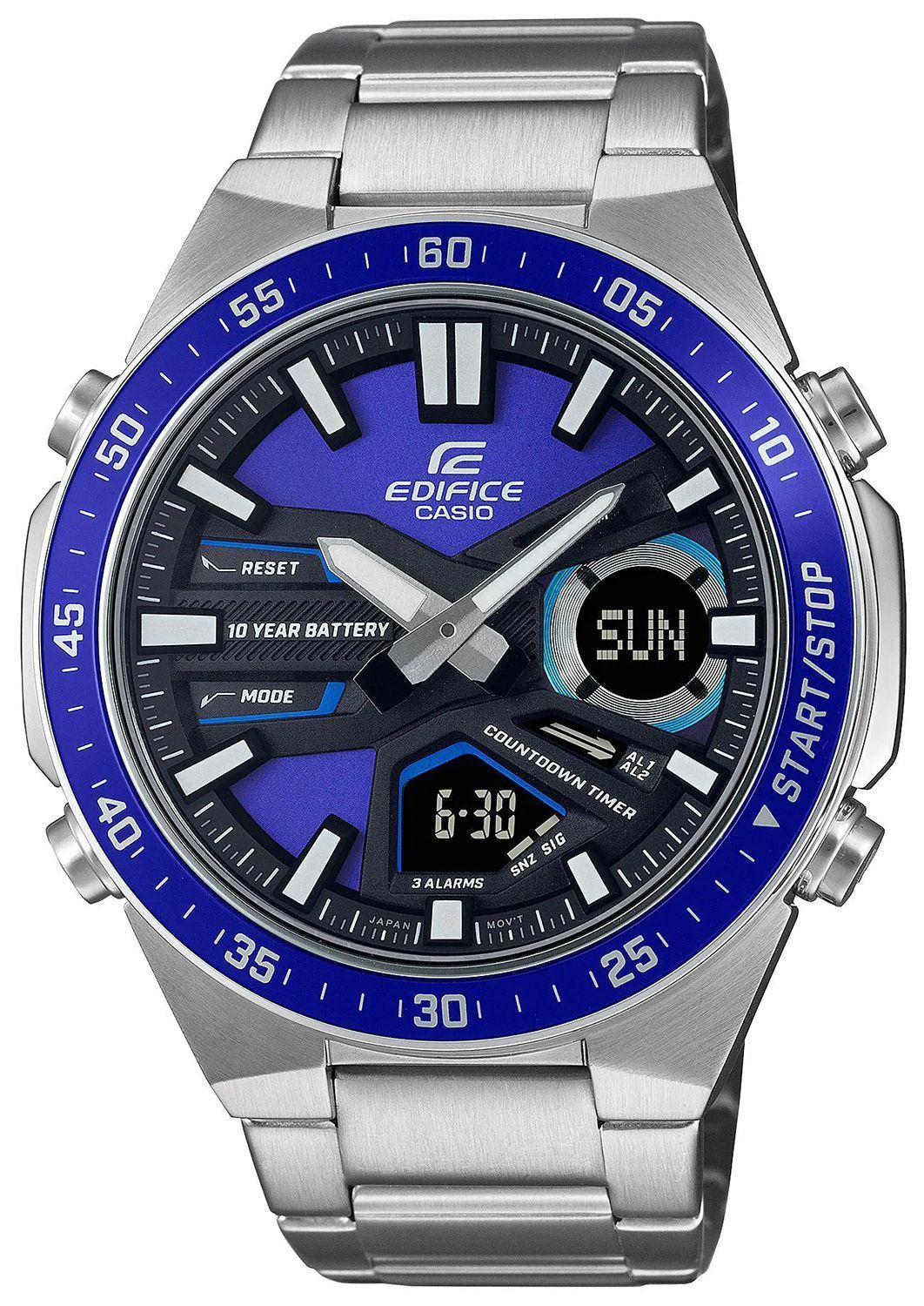 Zegarek męski Casio Edifice Chronograph Bransoleta EFV-C110D-2AVEF. Klasyczny mechanizm kwarcowy gwarantuje dokładność i bezawaryjną pracę. To dobre rozwiązanie stosowane w zegarkach praktycznie z każdej.jpg