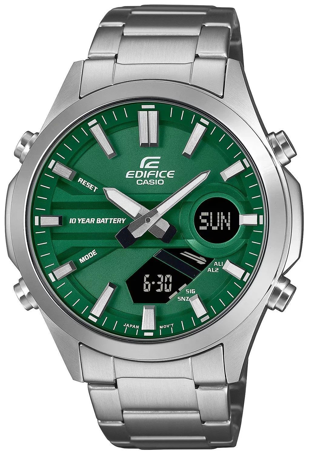 Zegarek męski Casio Edifice Chronograph EFV-C120D-3AEF. Męski zegarek Casio na bransolecie. Zegarek sportowy Casio Ediffce na bransolecie. Zegarek męski Casio z chronografem. Zegarek męski Casio Edifice na prezent..jpg