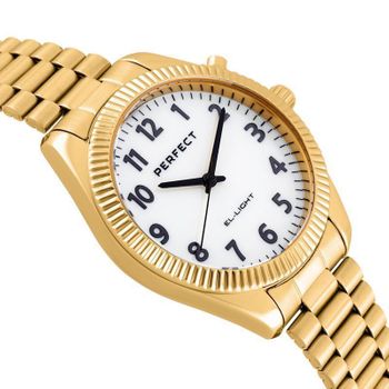Zegarek Perfect EL003S-03 Gold – damski zegarek na złotej bransolecie z podświetleniem tarczyg (2).jpg