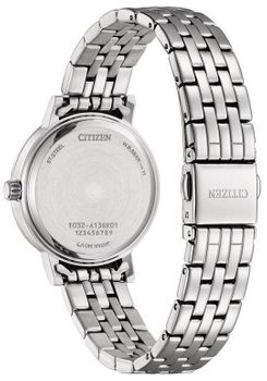 Zegarek Damski Citizen EL3100-55X – Fashion Style, Zielona Tarcza, Stalowa Bransoleta (3).jpg
