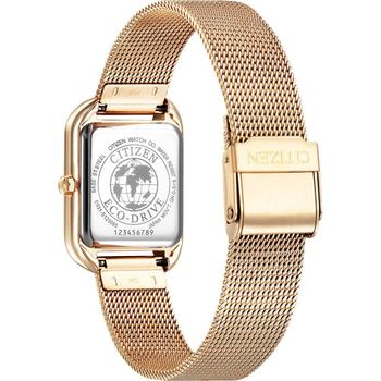 Zegarek damski na bransolecie Citizen EM0493-85P 'Prostokątny Rose Gold'  (2).jpg