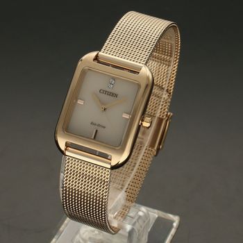 Zegarek damski na bransolecie w kolorze różowego złota Citizen EM0493-85P (2).jpg