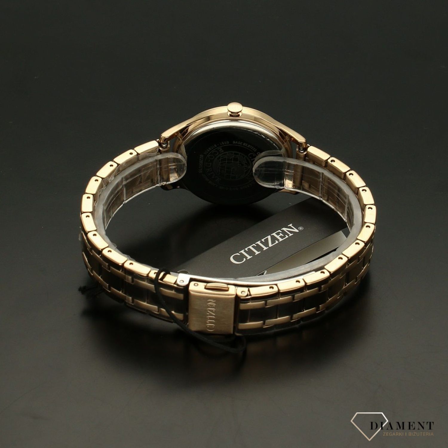 Zegarek damski Citizen Elegance Eco-Drive Różowe złoto.jpg