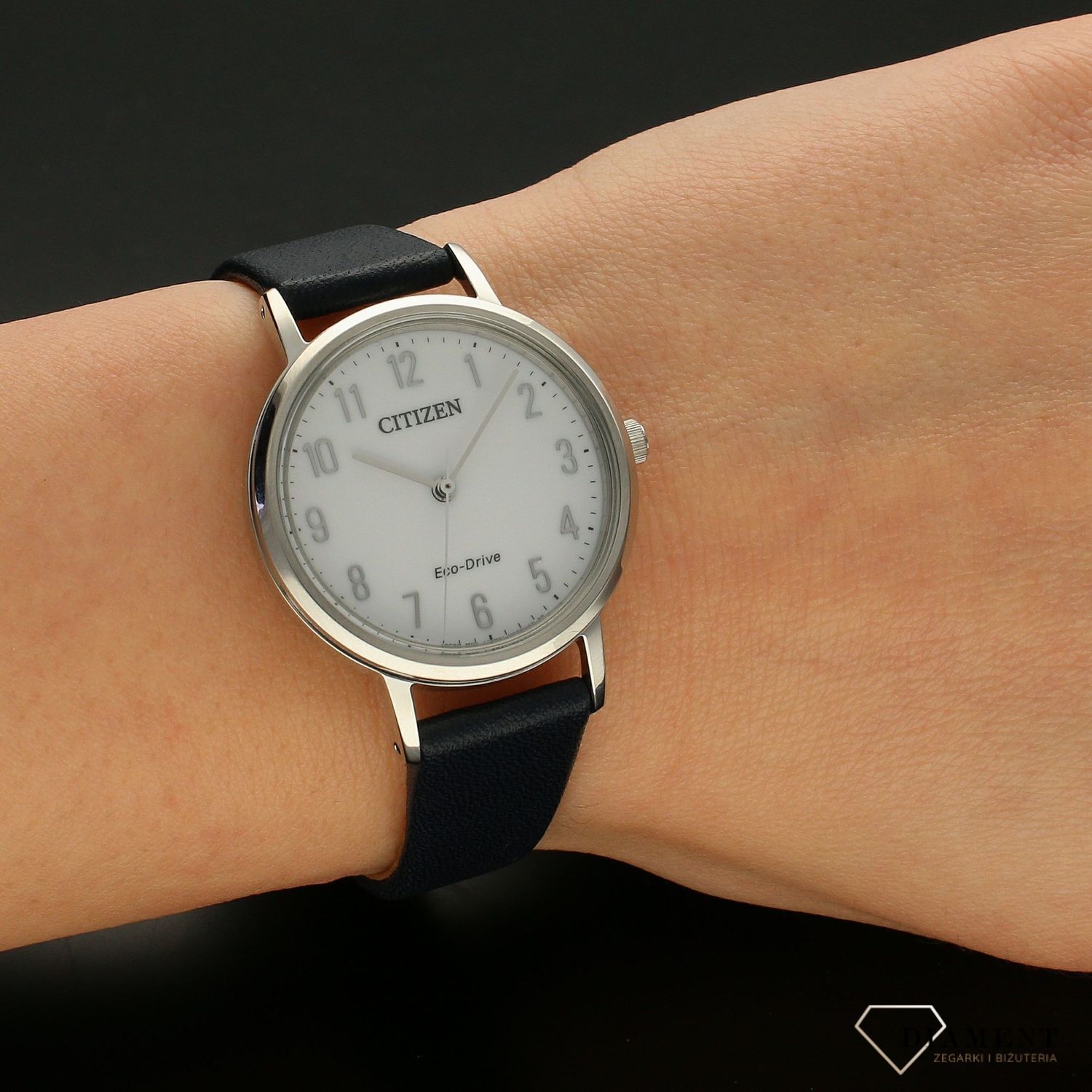 Zegarek damski na niebieskim pasku Citizen EM0571-16A.jpg