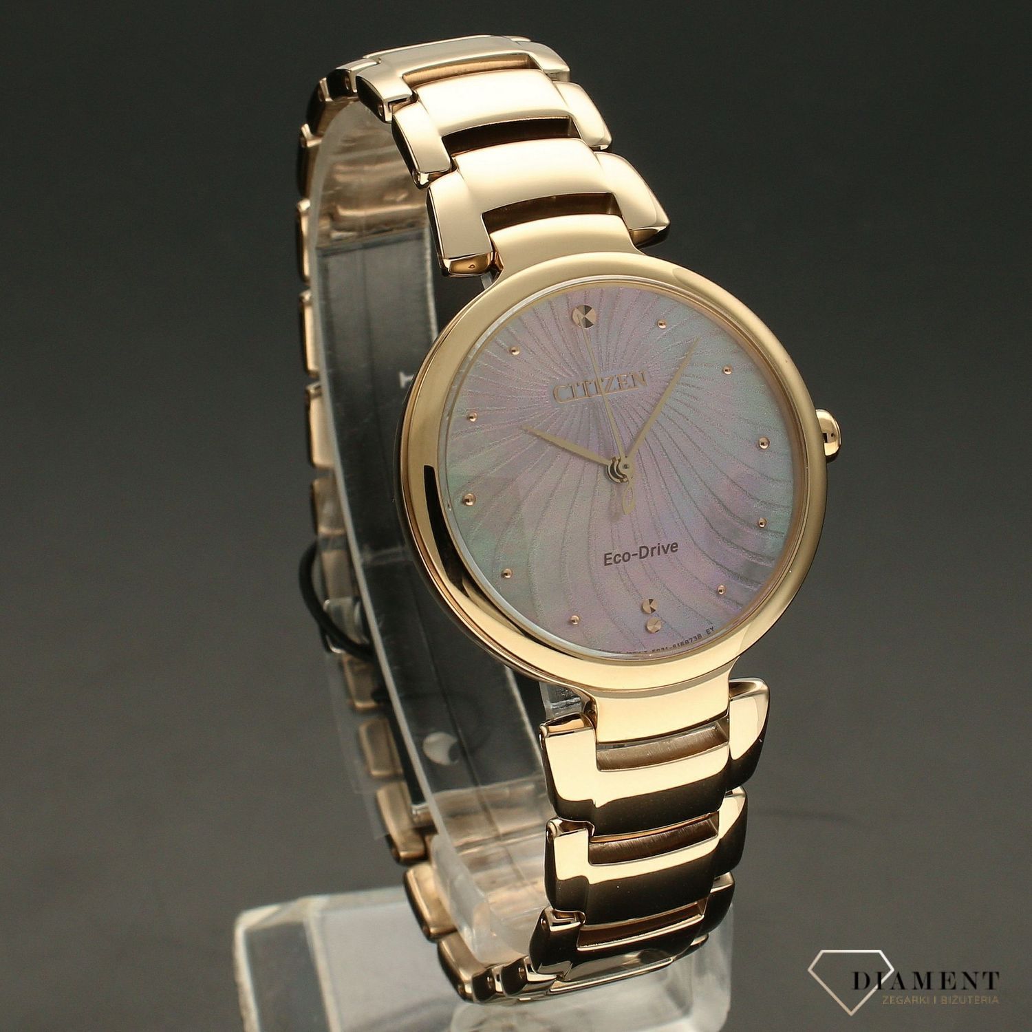 Zegarek damski Citizen Elegance Eco-Drive 'Kolorowe fale' EM0853-81Y.jpg