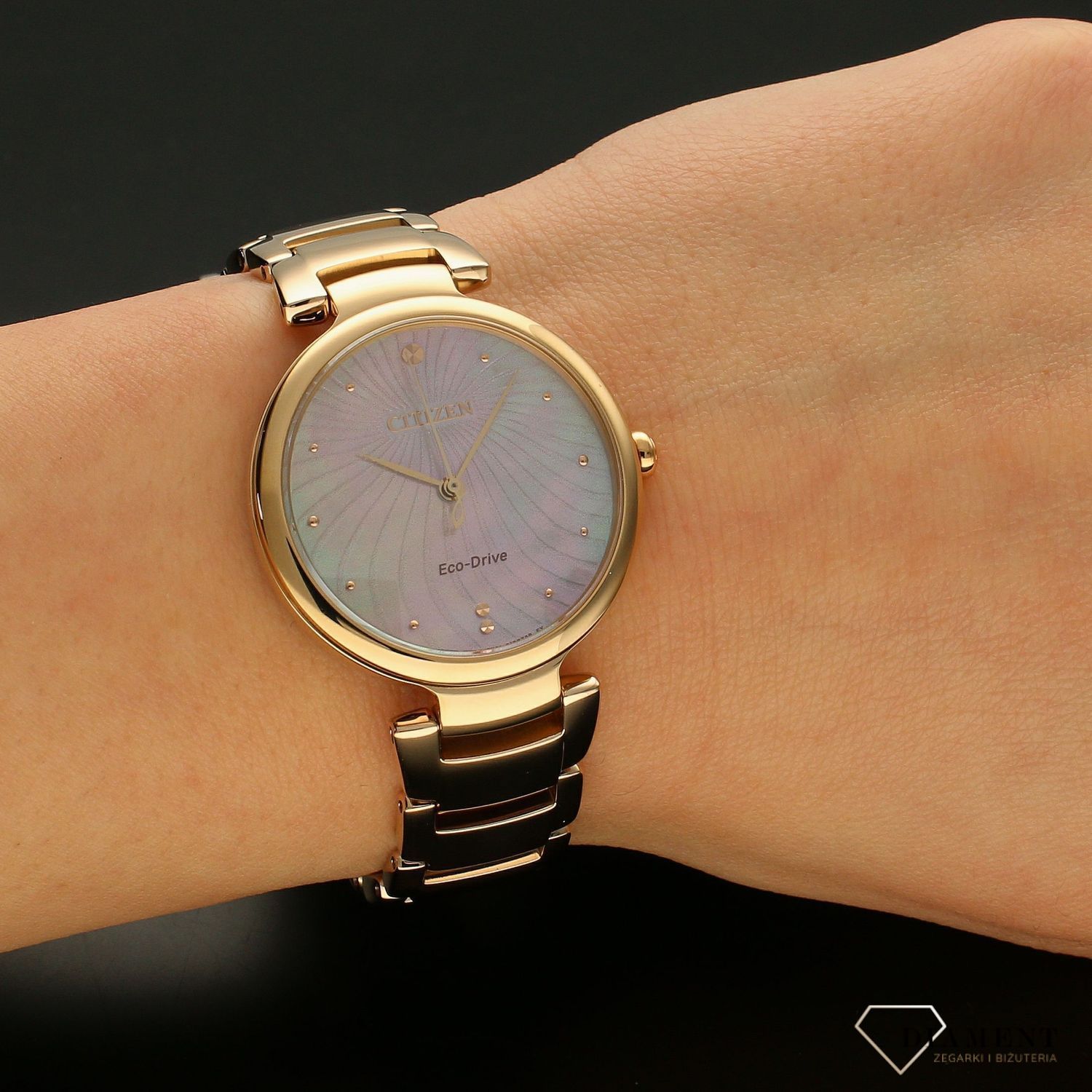 Zegarek damski Citizen Elegance Eco-Drive 'Kolorowe fale' EM0853-81Y.jpg