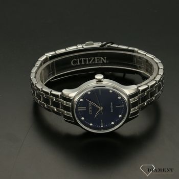 Zegarek damski na bransolecie z czytelną tarczą Citizen, zasilany światłem EM0890-85L ⌚ (3).jpg