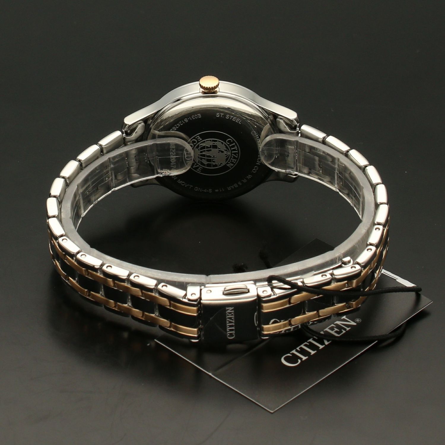 Zegarek damski na bransolecie Citizen zasilany światłem Eco-Drive EM0896-89Y.jpg