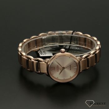 Zegarek damski na bransolecie w kolorze różowego złota Citizen Elegance Eco-Drive EM0922-81X ✅  (3).jpg