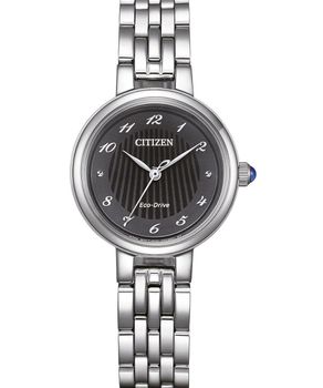 Citizen EM0990-81E Classic L Eco-Drive – damski zegarek solarny z czarną tarczą i stalową bransoletą czarny.jpg