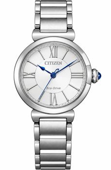 Zegarek damski Citizen May Bells Eco-Drive EM1070-83A – elegancki srebrny zegarek z szafirowym szkłem.jpg
