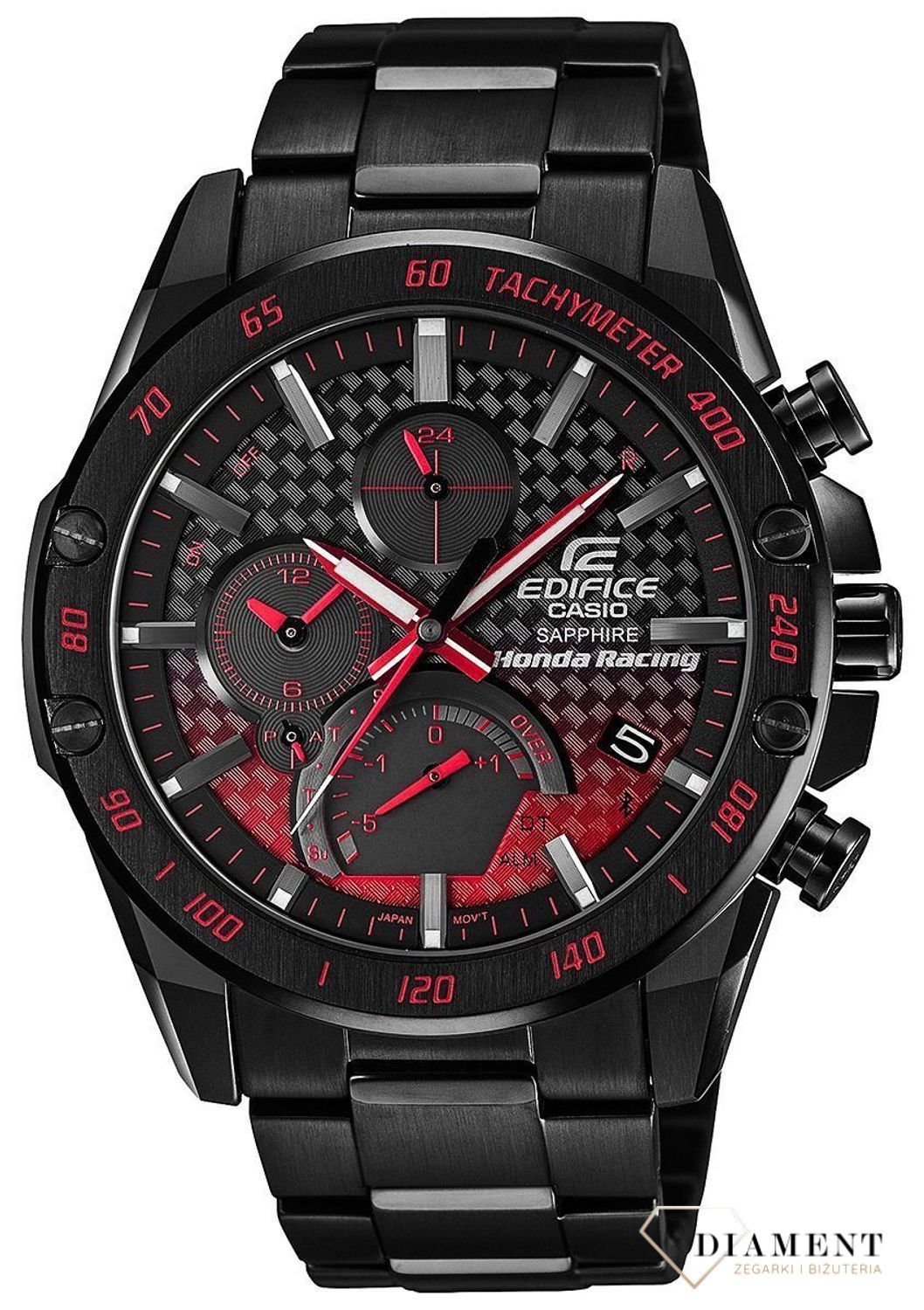 Zegarek męski EDIFICE EQB-1000HR-1AER Premium Honda Racing Bluetooth Sync Tough Solar Limited.jpg