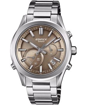 EDIFICE EQB-1300D-5AEF – męski zegarek solarny Bluetooth z brązową tarczą męski.jpg