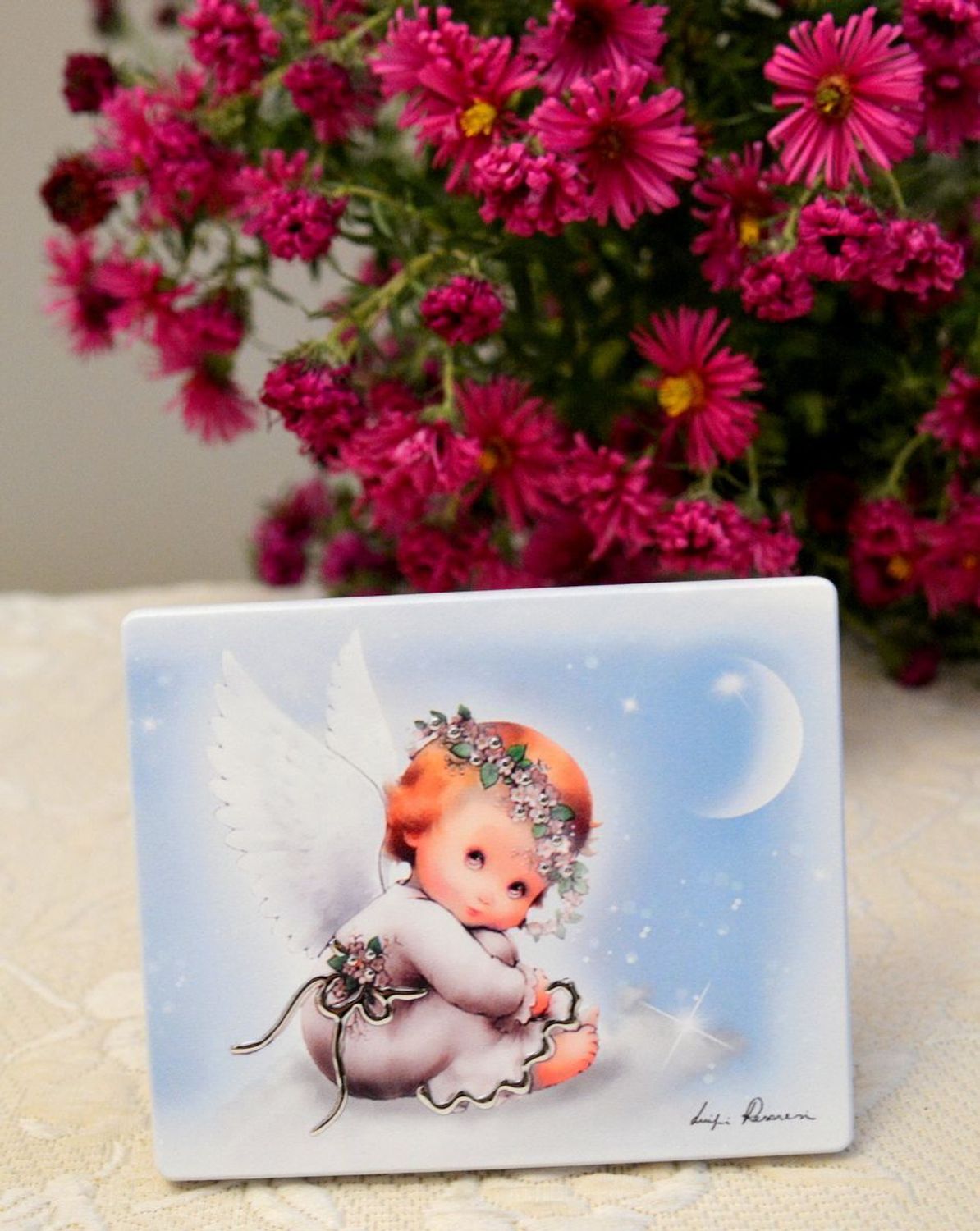 Obrazek ręcznie malowany na drewnie Aniołek ES0501109.jpg